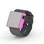 Cool Watch Saat - Pembe Edition - Gri Kayış Unisex