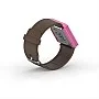 Cool Watch Saat - Pembe Edition - Kahverengi Kayış Unisex