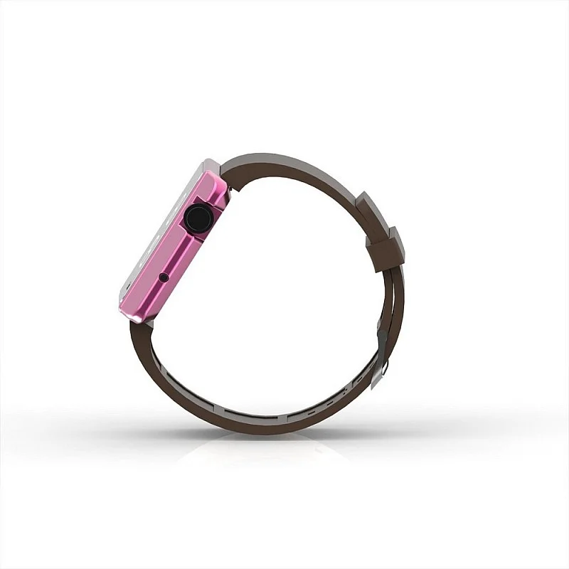 Cool Watch Saat - Pembe Edition - Kahverengi Kayış Unisex