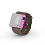 Cool Watch Saat - Pembe Edition - Kahverengi Kayış Unisex