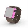Cool Watch Saat - Pembe Edition - Kahverengi Kayış Unisex