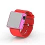 Cool Watch Saat - Pembe Edition - Kırmızı Kayış Unisex