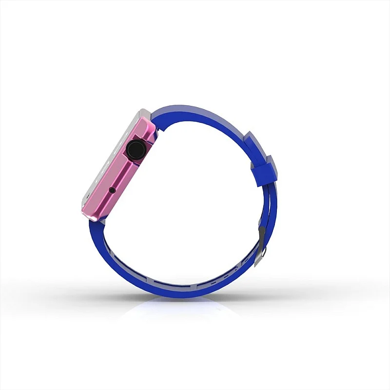 Cool Watch Saat - Pembe Edition - Mavi Kayış Unisex