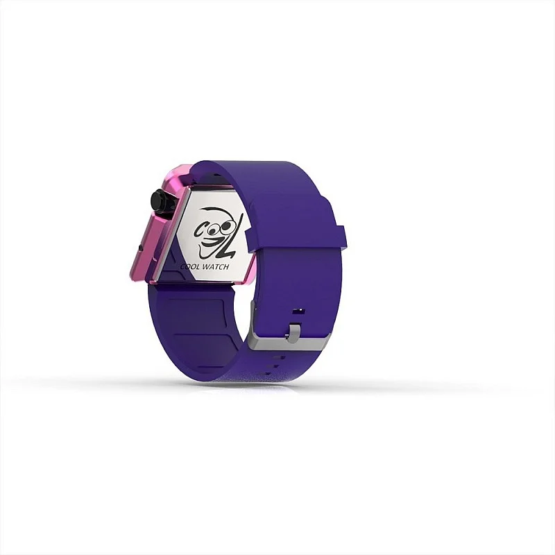 Cool Watch Saat - Pembe Edition - Mor Kayış Unisex Cool Watch Saat - Pembe Edition - Mor Kayış Unisex