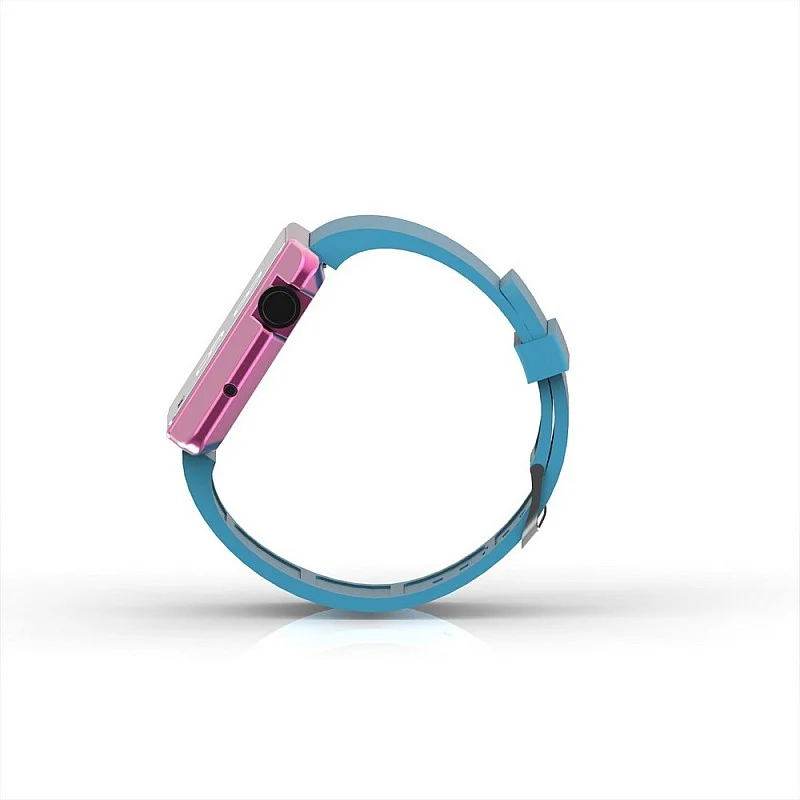 Cool Watch Saat - Pembe Edition - Turkuaz Kayış Unisex