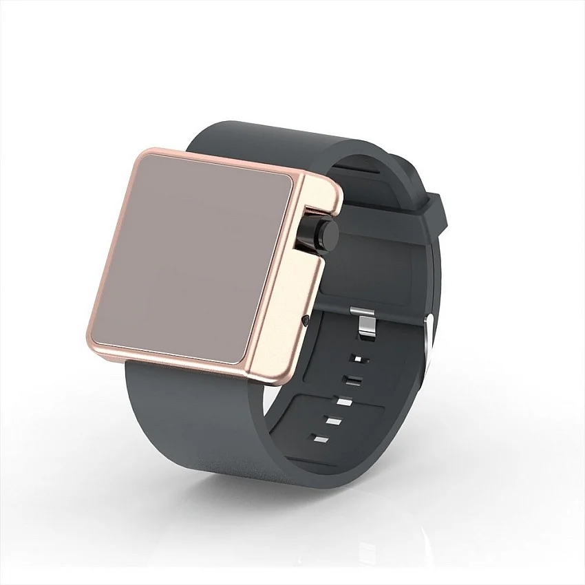 Cool Watch Saat - Rose Edition - Gri Kayış Unisex Cool Watch Saat - Rose Edition - Gri Kayış Unisex