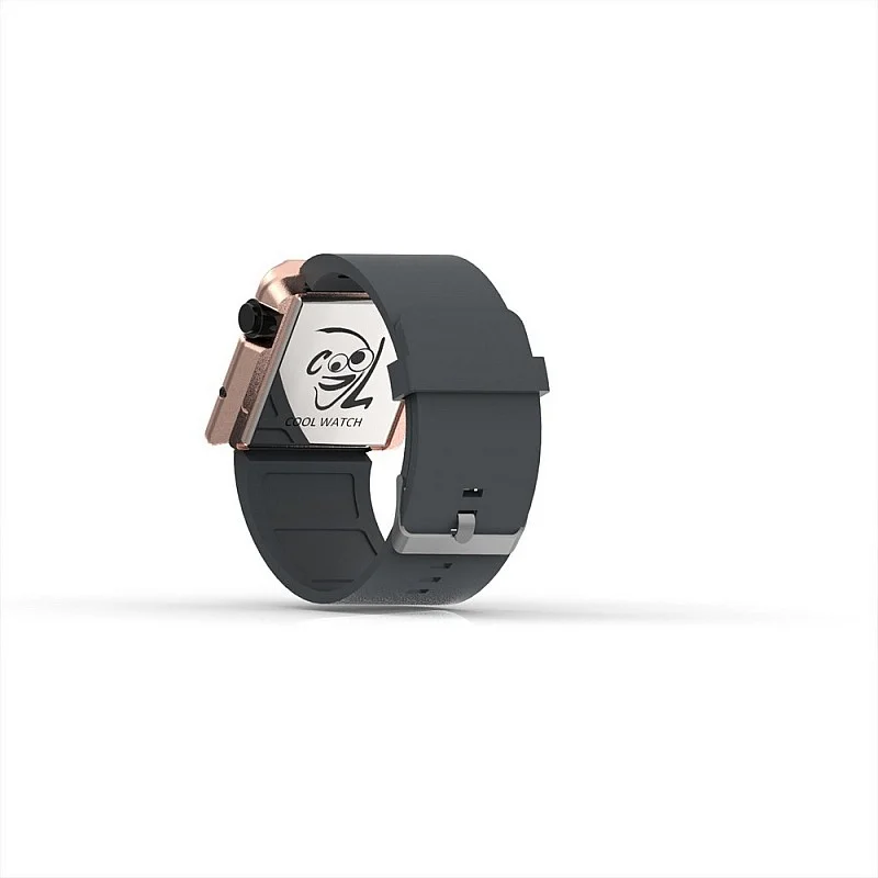 Cool Watch Saat - Rose Edition - Gri Kayış Unisex