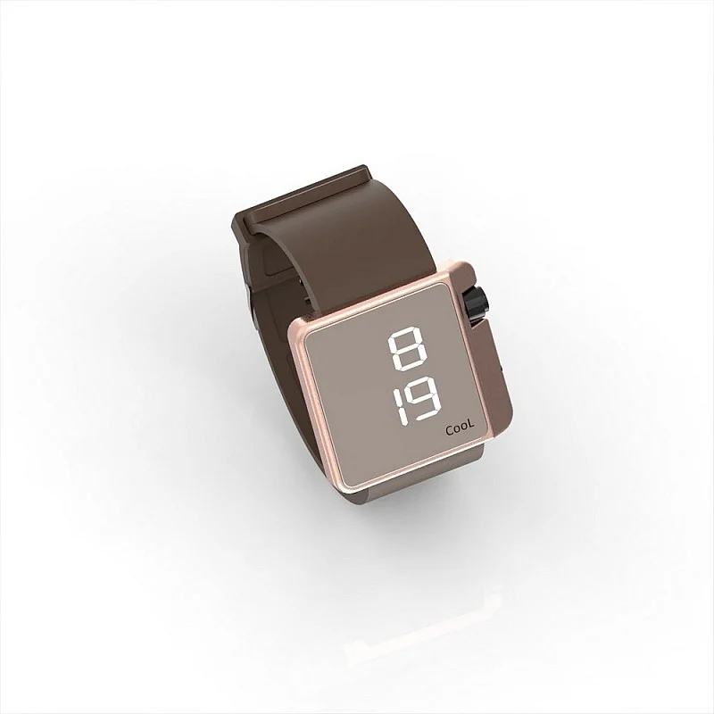 Cool Watch Saat - Rose Edition - Kahverengi Kayış Unisex