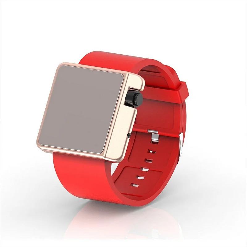 Cool Watch Saat - Rose Edition - Kırmızı Kayış Unisex Cool Watch Saat - Rose Edition - Kırmızı Kayış Unisex