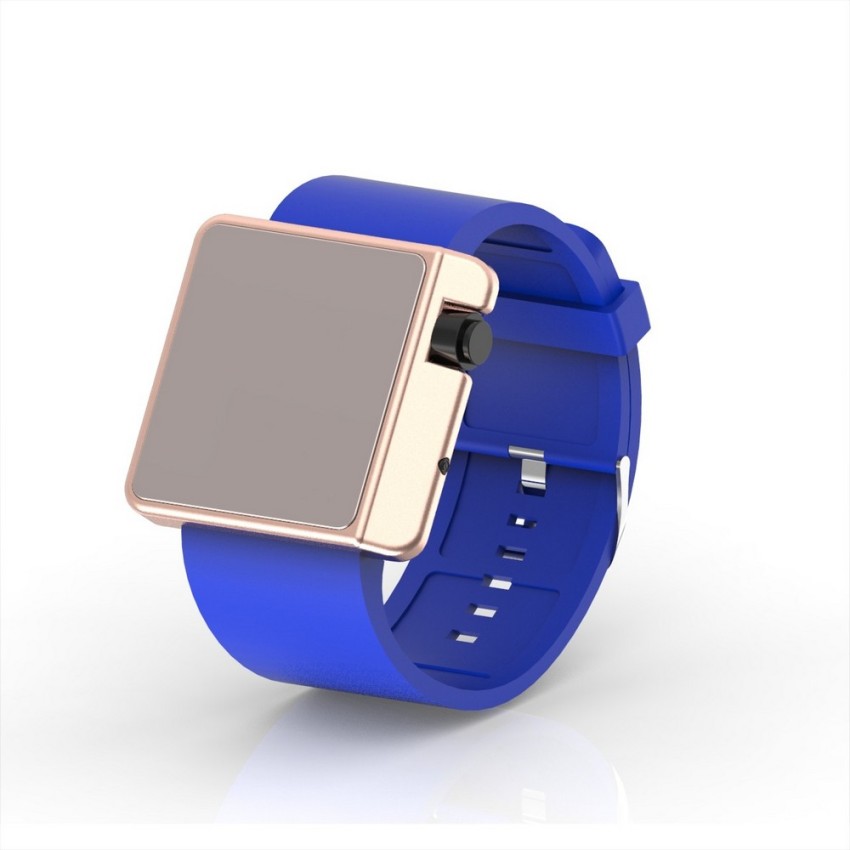 Cool Watch Saat - Rose Edition - Mavi Kayış Unisex