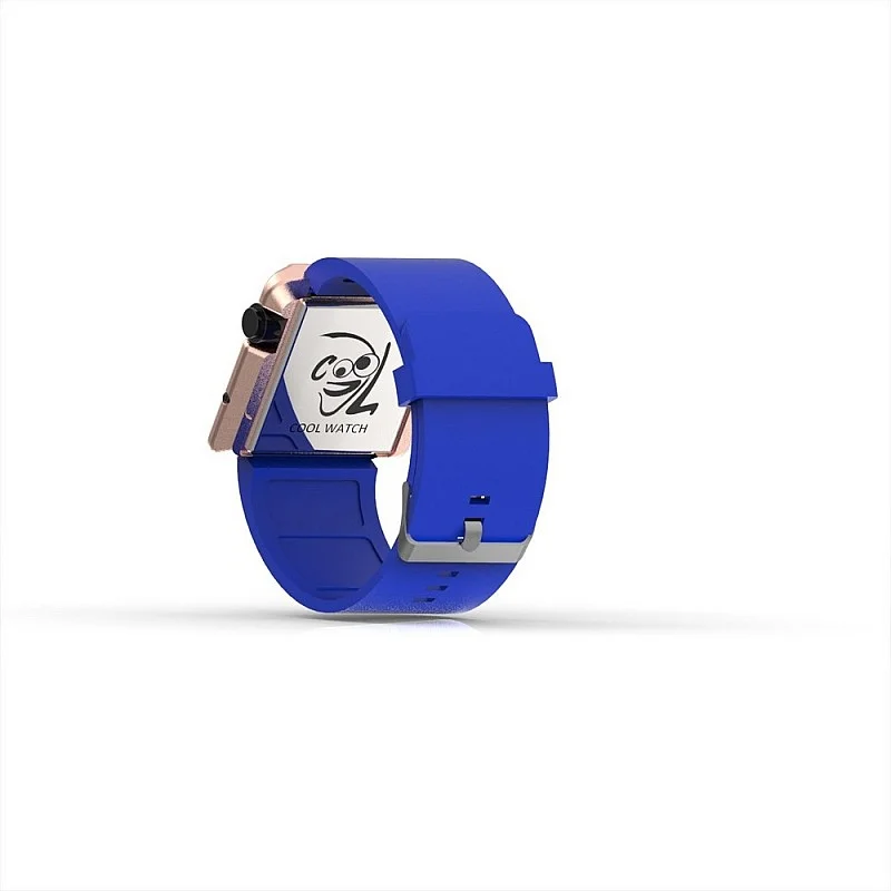 Cool Watch Saat - Rose Edition - Mavi Kayış Unisex Cool Watch Saat - Rose Edition - Mavi Kayış Unisex
