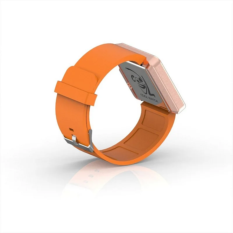 Cool Watch Saat - Rose Edition - Turuncu Kayış Unisex