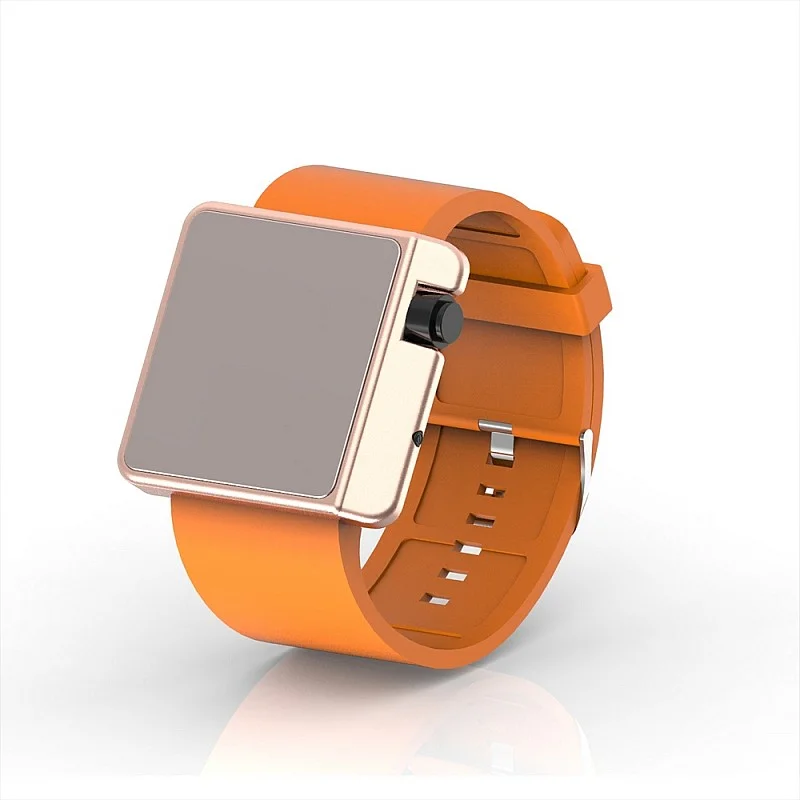 Cool Watch Saat - Rose Edition - Turuncu Kayış Unisex