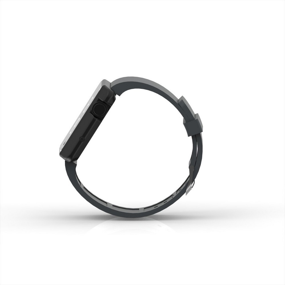 Cool Watch Saat - Siyah Edition - Gri Kayış Unisex