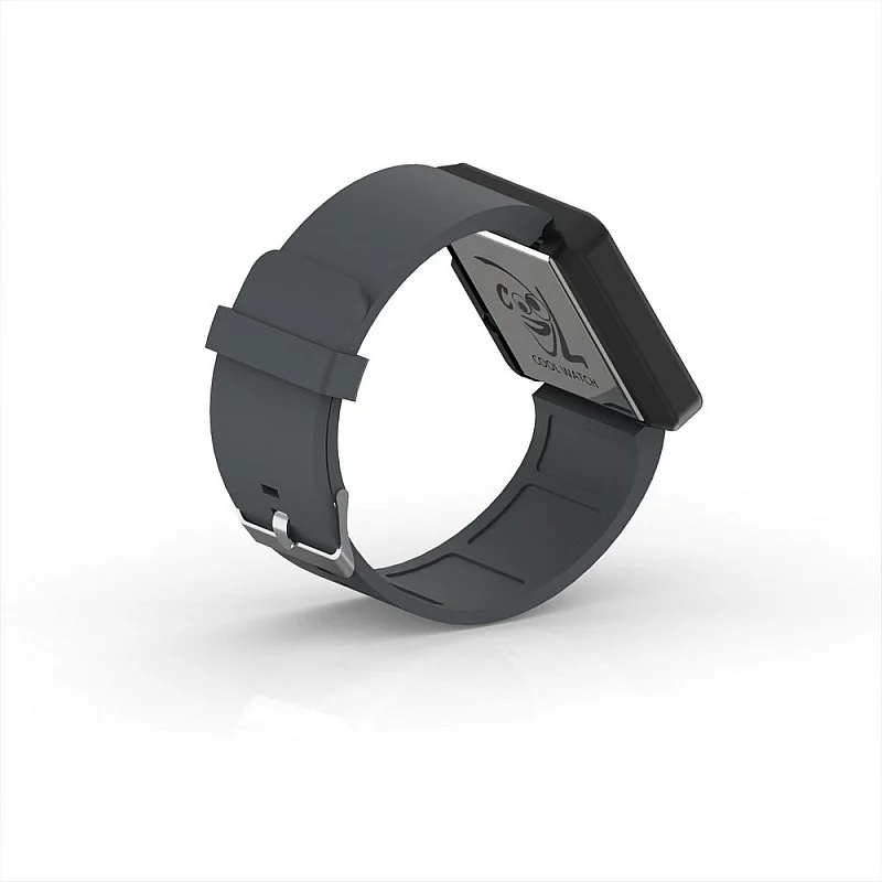 Cool Watch Saat - Siyah Edition - Gri Kayış Unisex
