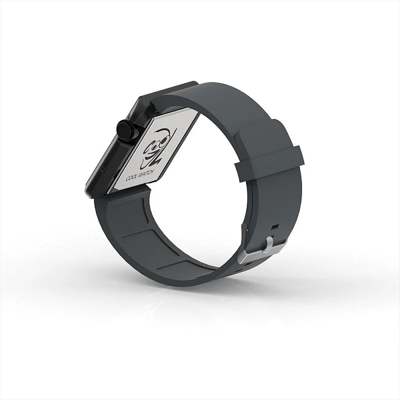 Cool Watch Saat - Siyah Edition - Gri Kayış Unisex