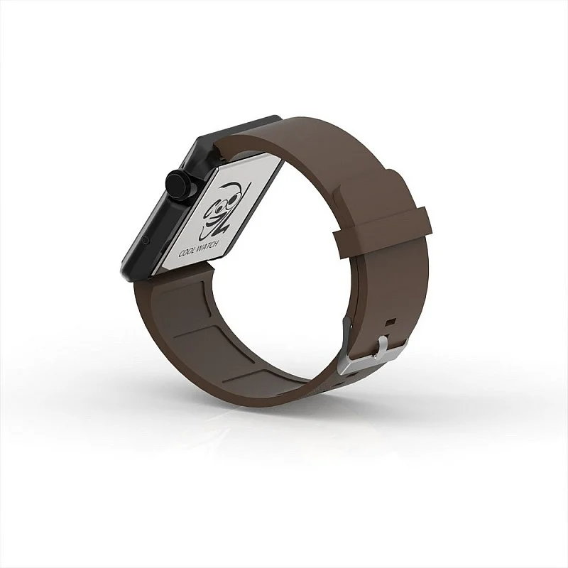 Cool Watch Saat - Siyah Edition - Kahverengi Kayış Unisex