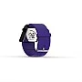 Cool Watch Saat - Siyah Edition - Mor Kayış Unisex