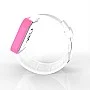 Cool Watch Saat - Pembe Led Kasa - Beyaz Kayış Unisex
