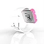 Cool Watch Saat - Pembe Led Kasa - Beyaz Kayış Unisex