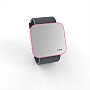 Cool Watch Saat - Pembe Led Kasa - Gri Kayış Unisex