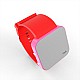 Cool Watch Saat - Pembe Led Kasa - Kırmızı Kayış Unisex