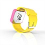 Cool Watch Saat - Pembe Led Kasa - Sarı Kayış Unisex