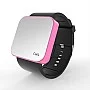 Cool Watch Saat - Pembe Led Kasa - Siyah Kayış Unisex