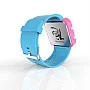 Cool Watch Saat - Pembe Led Kasa - Turkuaz Kayış Unisex