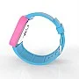 Cool Watch Saat - Pembe Led Kasa - Turkuaz Kayış Unisex