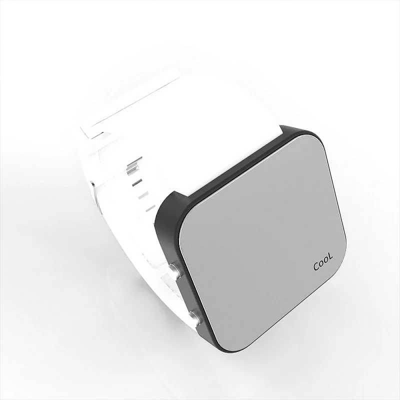Cool Watch Saat - Siyah Led Kasa - Beyaz Kayış Unisex