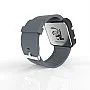 Cool Watch Saat - Siyah Led Kasa - Gri Kayış Unisex