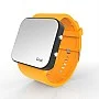 Cool Watch Saat - Siyah Led Kasa - Turuncu Kayış Unisex