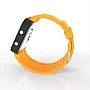 Cool Watch Saat - Siyah Led Kasa - Turuncu Kayış Unisex