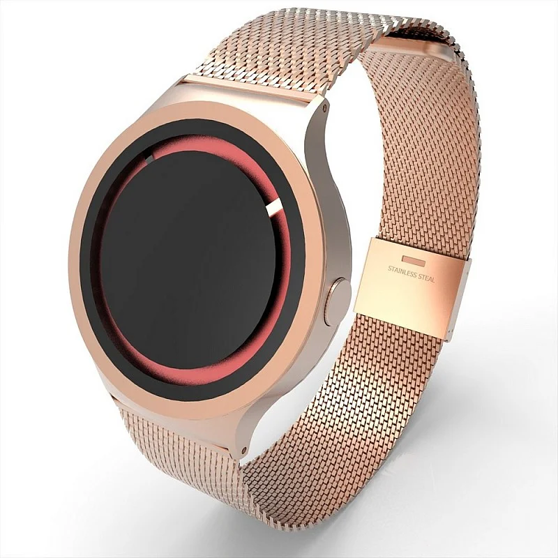 Cool Watch Saat - Rose Mat Kasa Kırmızı Halka - Rose Kordon CooL Plus Unisex Cool Watch Saat - Rose Mat Kasa Kırmızı Halka - Rose Kordon CooL Plus Unisex