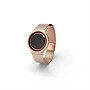 Cool Watch Saat - Rose Mat Kasa Kırmızı Halka - Rose Kordon CooL Plus Unisex