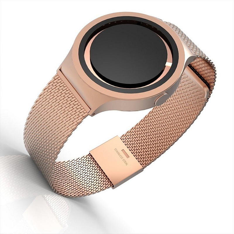 Cool Watch Saat - Rose Mat Kasa - Rose Kordon CooL Plus Unisex