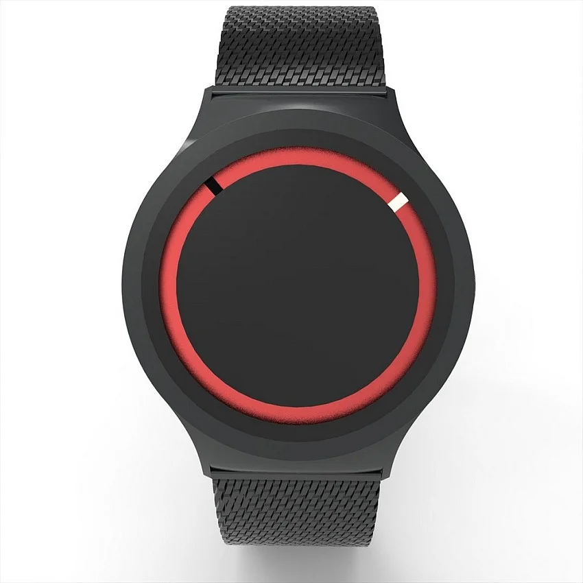 Cool Watch Saat - Siyah Mat Kasa Kırmızı Halka - Siyah Kordon CooL Plus Unisex Cool Watch Saat - Siyah Mat Kasa Kırmızı Halka - Siyah Kordon CooL Plus Unisex