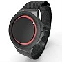 Cool Watch Saat - Siyah Mat Kasa Kırmızı Halka - Siyah Kordon CooL Plus Unisex Cool Watch Saat - Siyah Mat Kasa Kırmızı Halka - Siyah Kordon CooL Plus Unisex