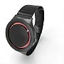 Cool Watch Saat - Siyah Mat Kasa Kırmızı Halka - Siyah Kordon CooL Plus Unisex Cool Watch Saat - Siyah Mat Kasa Kırmızı Halka - Siyah Kordon CooL Plus Unisex