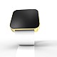 Cool Watch Saat - Gold Mat Dokunmatik Kasa - Beyaz Kayış Unisex