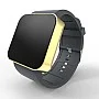 Cool Watch Saat - Gold Mat Dokunmatik Kasa - Gri Kayış Unisex Cool Watch Saat - Gold Mat Dokunmatik Kasa - Gri Kayış Unisex