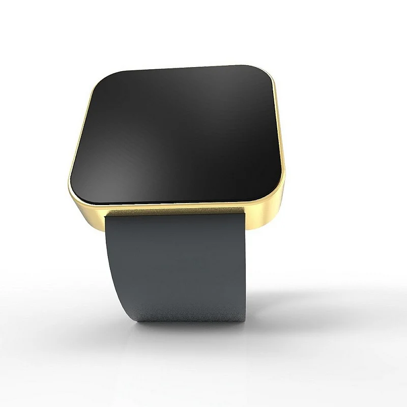 Cool Watch Saat - Gold Mat Dokunmatik Kasa - Gri Kayış Unisex Cool Watch Saat - Gold Mat Dokunmatik Kasa - Gri Kayış Unisex