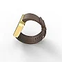 Cool Watch Saat - Gold Mat Dokunmatik Kasa - Kahverengi Kayış Unisex Cool Watch Saat - Gold Mat Dokunmatik Kasa - Kahverengi Kayış Unisex
