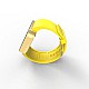 Cool Watch Saat - Gold Mat Dokunmatik Kasa - Sarı Kayış Unisex