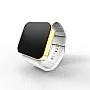 Cool Watch Saat - Gold Shiny Dokunmatik Kasa - Beyaz Kayış Unisex Cool Watch Saat - Gold Shiny Dokunmatik Kasa - Beyaz Kayış Unisex