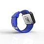 Cool Watch Saat - Siyah Mat Dokunmatik Kasa - Mavi Kayış Unisex