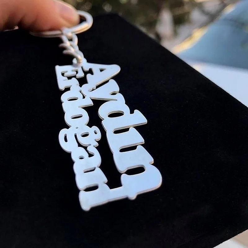 Kişiye Özel - Metal İsimli Anahatarlık