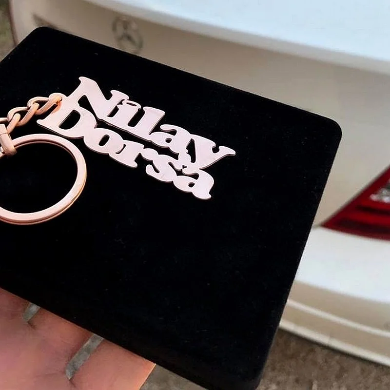 Kişiye Özel - Metal İsimli Anahatarlık