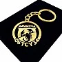 Abarth Anahtarlık - Metal Kişiye Özel Gold 24K Ayar Gerçek Altın Kaplama